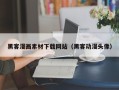 福建黑客漫画素材下载网站（黑客动漫头像）